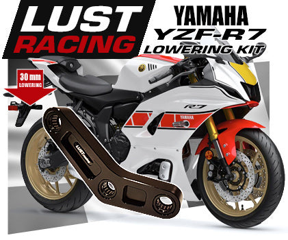 2022-2024 Yamaha YZF-R7 lowering kit 1.2 in 30mm
