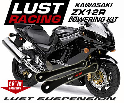 2002-2006 Kawasaki ZX12R Lowering Kit, 40mm 1.6 in – LUST Racing