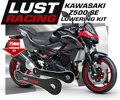 2024 Kawasaki Z500 / Z500SE Lowering Kit, 25mm 1 in – LUST