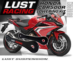 Honda CBR500R 2019-2025 lowering kit by LUST Racing