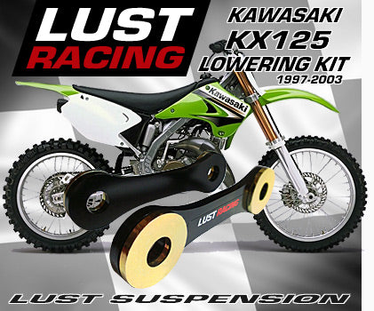 1997-2003 Kawasaki KX125 Lowering Kit, 40mm 1.6 in