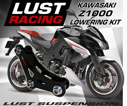 2010-2013 Kawasaki Z1000 Lowering kit + sidestand shim kit