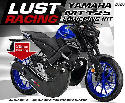 2020 on Yamaha MT125 lowering kit 40mm