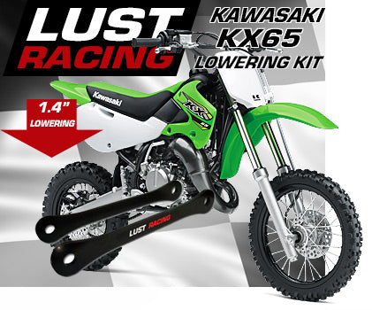 2000-2026 Kawasaki KX65 Lowering Kit, 35mm 1.4 in – LUST Racing