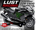 2012-2023 Kawasaki ZZR1400 ZX14R Lowering Kit, 30mm 1.2 in