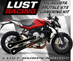 2012-2018 MV Agusta Brutale 675 Lowering Kit, 20mm / 0.8" Inches