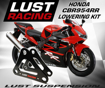 Pro-Tek Adjustable Lowering Link Kit For Honda CBR900RR 1993-1999 – 1 To 4 Inch Drop, Gold/Zinc Finish