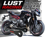 2020-2022 Triumph Street Triple 765 S/R/RS Lowering Kit 1.0" Inches + side stand shim kit