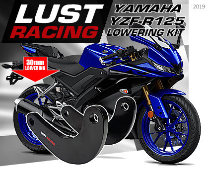 2019-2023 Yamaha YZF-R125 lowering kit 30mm 1.2 in